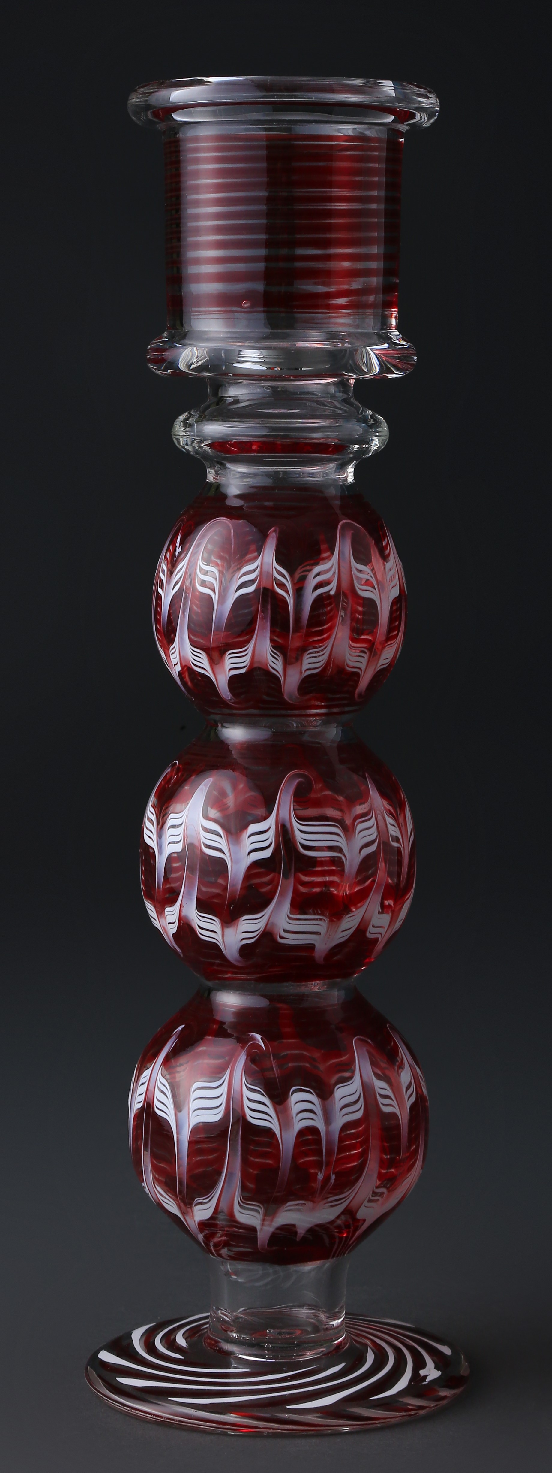 Glass Candle Holder 
